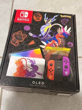 New! Nintendo Switch oled Pokemon scarlet & violet edition